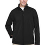 Core 365 Mens Cruise Water Resistant Full Zip Jacket - Black