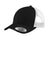 Sport-Tek STC39 Mens Adjustable Trucker Hat Black/White Front