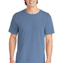 Comfort Colors Mens Short Sleeve Crewneck T-Shirt - Washed Denim Blue