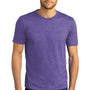 District Mens Perfect DTG Short Sleeve Crewneck T-Shirt - Purple Frost