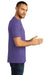 District Mens Perfect DTG Short Sleeve Crewneck T-Shirt Purple Frost Side