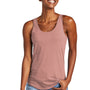 District Womens Perfect Tri Relaxed Tank Top - Blush Frost