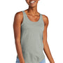 District Womens Perfect Tri Relaxed Tank Top - Heather Grey