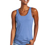 District Womens Perfect Tri Relaxed Tank Top - Maritime Blue Frost