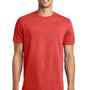 District Mens The Concert Short Sleeve Crewneck T-Shirt - Heather New Red