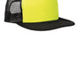 District Mens Flat Bill Snapback Trucker Hat - Neon Yellow