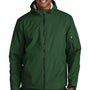 Sport-Tek Mens Waterproof Insulated Full Zip Hooded Jacket - Forest Green