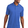 Port & Company Mens Core Stain Resistant Short Sleeve Polo Shirt w/ Pocket - Royal Blue