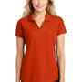 Port Authority Womens Dry Zone Moisture Wicking Short Sleeve Polo Shirt - Autumn Orange