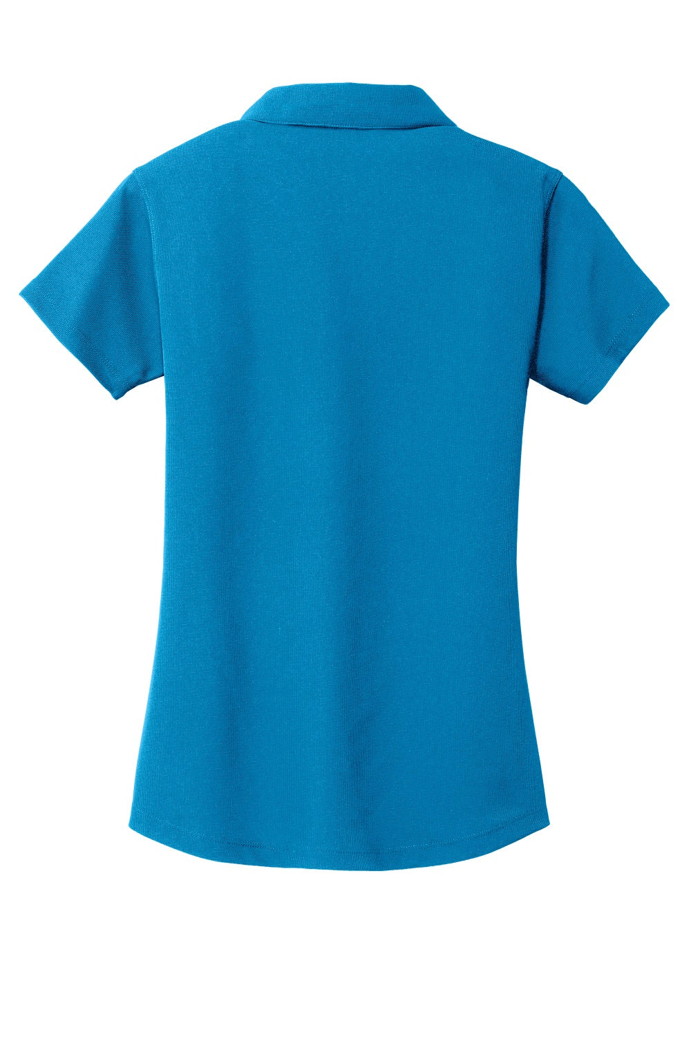 Port Authority L572 Womens Dry Zone Moisture Wicking Short Sleeve Polo Shirt Celadon Blue Flat Back