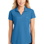 Port Authority Womens Dry Zone Moisture Wicking Short Sleeve Polo Shirt - Celadon Blue