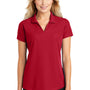 Port Authority Womens Dry Zone Moisture Wicking Short Sleeve Polo Shirt - Engine Red