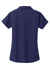 Port Authority L572 Womens Dry Zone Moisture Wicking Short Sleeve Polo Shirt True Navy Blue Flat Back
