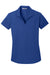 Port Authority L572 Womens Dry Zone Moisture Wicking Short Sleeve Polo Shirt True Royal Blue Flat Front