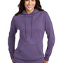 Port & Company Womens Core Fleece Hooded Sweatshirt Hoodie - Heather Purple