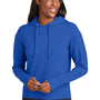 Sport-Tek Womens Sport-Wick Moisture Wicking Flex Fleece Hooded Sweatshirt Hoodie - True Royal Blue