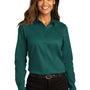 Port Authority Womens SuperPro Wrinkle Resistant React Long Sleeve Button Down Shirt - Marine Green