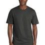 New Era Mens Moisture Wicking Short Sleeve Crewneck T-Shirt - Graphite Grey