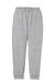 Port & Company PC78YJ Core Fleece Jogger Sweatpants w/ Pockets Heather Grey Flat Front
