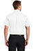Port Authority S508/TLS508 Mens Easy Care Wrinkle Resistant Short Sleeve Button Down Shirt w/ Pocket White Back