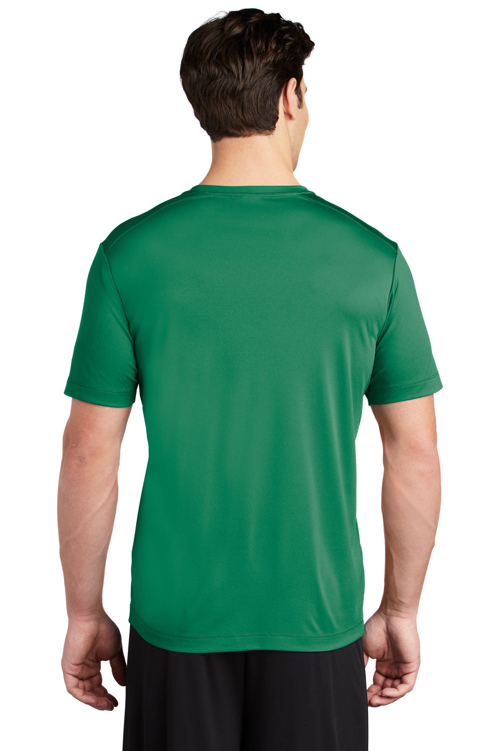 Sport-Tek Mens Short Sleeve Crewneck T-Shirt Kelly Green Side