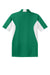 Sport-Tek Mens Sport-Wick Moisture Wicking Short Sleeve Polo Shirt Kelly Green/White Flat Back