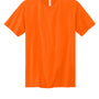Volunteer Knitwear Mens USA Made All American Short Sleeve Crewneck T-Shirt - Safety Orange