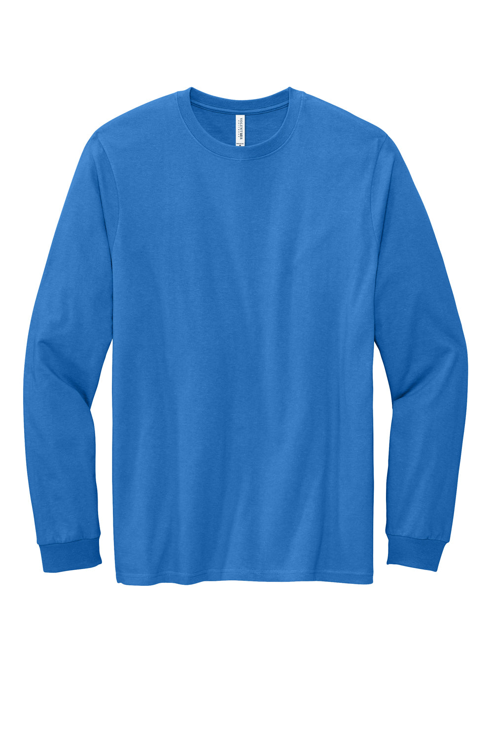 Volunteer Knitwear VL60LS Chore Long Sleeve Crewneck T-Shirt True Royal Blue Flat Front