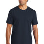 Volunteer Knitwear Mens USA Made Chore Short Sleeve Crewneck T-Shirt - Strong Navy Blue