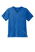Wonderwink WW5068 Premiere Flex Short Sleeve V-Neck Shirt Royal Blue Flat Front