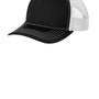 Port Authority Youth Snapback Trucker Hat - Black/White