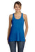 Bella + Canvas B8800 Womens Flowy Tank Top Royal Blue Marble Front