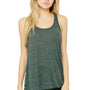 Bella + Canvas Womens Flowy Tank Top - Forest Green Marble - Closeout