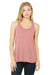 Bella + Canvas B8800 Womens Flowy Tank Top Mauve Marble Front