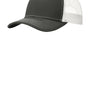 Port Authority Mens Adjustable Trucker Hat - Steel Grey/White
