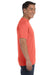 Comfort Colors C1717 Mens Short Sleeve Crewneck T-Shirt Bright Salmon Orange Side