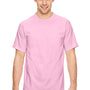 Comfort Colors Mens Short Sleeve Crewneck T-Shirt - Blossom Pink