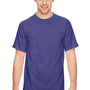 Comfort Colors Mens Short Sleeve Crewneck T-Shirt - Grape Purple
