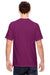 Comfort Colors 1717/C1717 Mens Short Sleeve Crewneck T-Shirt Boysenberry Back