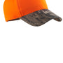 Port Authority Mens Adjustable Hat - Orange Blaze/Mossy Oak Camo