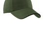 Port Authority Mens Adjustable Hat - Olive Green/Black