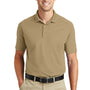 CornerStone Mens Select Moisture Wicking Short Sleeve Polo Shirt - Tan