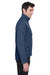 Devon & Jones D995 Mens Wind & Water Resistant Full Zip Jacket Navy Blue Side
