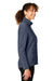 Devon & Jones DG704W Womens New Classics Charleston Hybrid Full Zip Jacket Navy Blue Melange Side