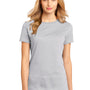 District Womens Perfect Weight Short Sleeve Crewneck T-Shirt - Silver Grey