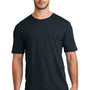 District Mens Super Slub Short Sleeve Crewneck T-Shirt - New Navy Blue - Closeout