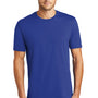 District Mens Perfect Weight Short Sleeve Crewneck T-Shirt - Deep Royal Blue