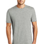 District Mens Perfect Weight Short Sleeve Crewneck T-Shirt - Heather Steel Grey