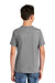 District DT130Y Youth Perfect Tri Short Sleeve Crewneck T-Shirt Grey Frost Back