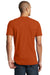 District DT5000 Mens The Concert Short Sleeve Crewneck T-Shirt Orange Back